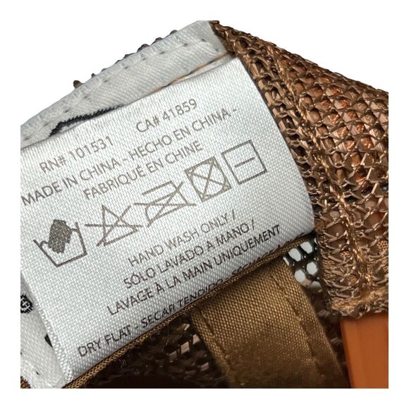 SpongeBob Square Pants Hat Mens Brown SnapBack - Dad - Kamp Rope Camp Novelty - Picture 8 of 9